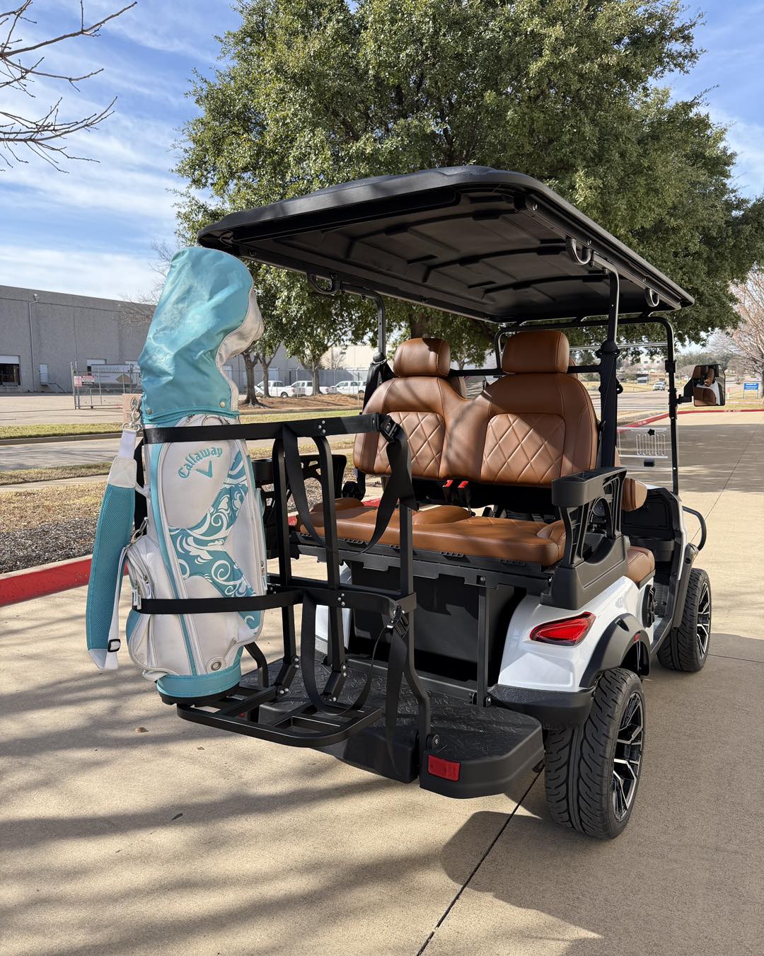 Rear Seat Golf Bag Holder