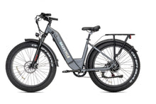 R1 Step Electric Bike for Adults, 1200W Peak Motor 28MPH, 672Wh Samsung Battery, 40+ Mile Range, 26"x4" Fat Tires, Shimano 7-Speed, Hydraulic Brakes, UL Certified